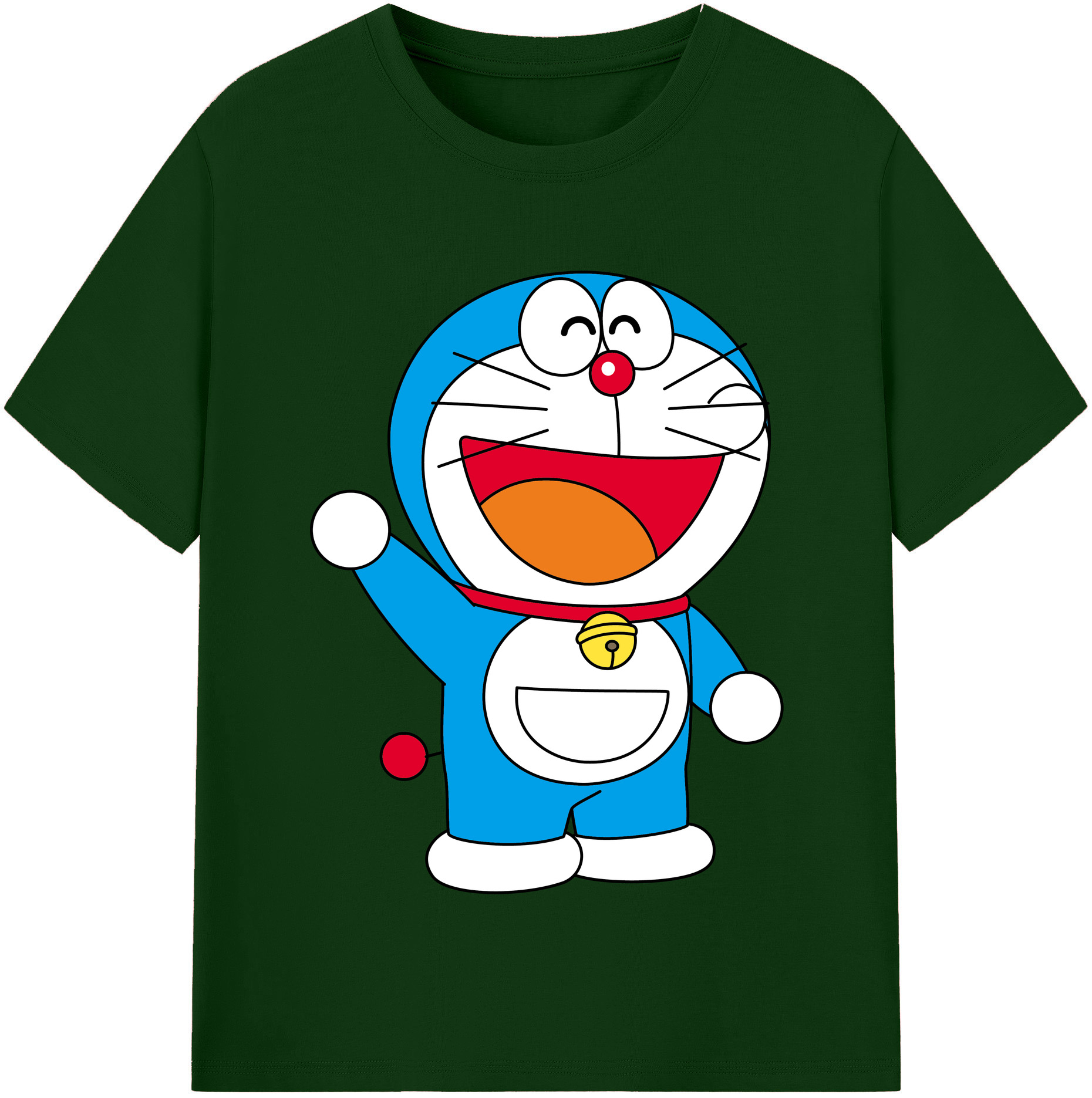 （画像用） ドラえもん Doraemon 綿100％半袖Tシャツ（フロントプリント）